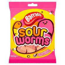 Barrat Sour Worms 100g