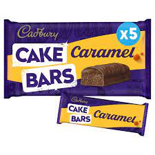 Cadbury Caramel Cake Bar 5pk x 120g