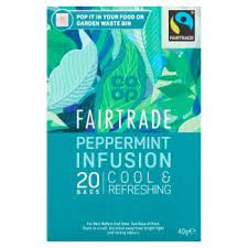 Co Op Fairtrade Peppermint Infusion 20 Bags