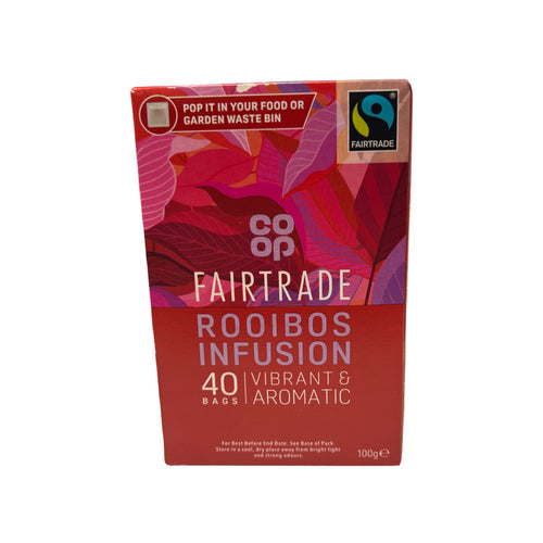 Co Op Rooibos Fairtrade Infusion 40 Bags