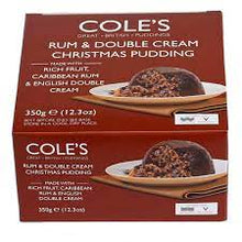Coles Rhum & Double Cream Christmas Pudding 350g