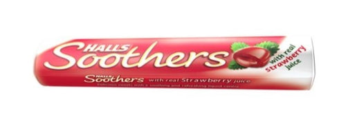 HALLS SOOTHERS STRAWBERRY 45G