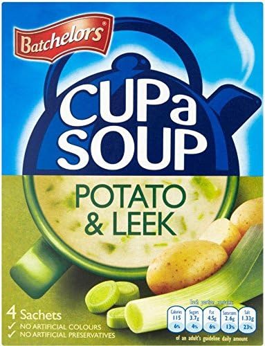 Batchelors Cup a Soup Potato & Leek 4pk