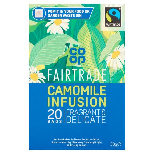 Co Op Fairtrade Camomile Infusion (20 bags)
