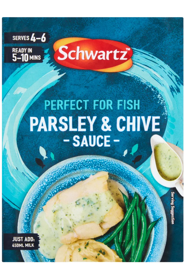 Schwartz Parsley & Chive Cod Sauce sachet x 26g