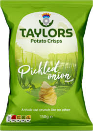 Taylors crisps Pickled Onion 150g