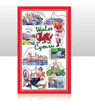 Iconic Wales Tea Towel