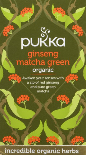 Pukka Ginseng Matcha Green  20 Sachets