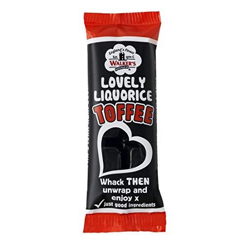 WALKERS TOFFEE LIQUORICE SMALL BLOCK 50G