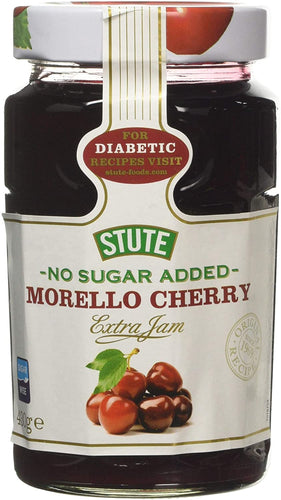Stute No Sugar Added Morello Cherry Jam 430g