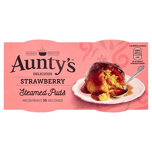 Aunty's Strawberry Pudding 200g