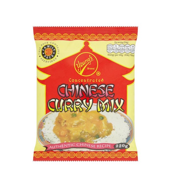 Chinese Curry Mix Youngs 220g