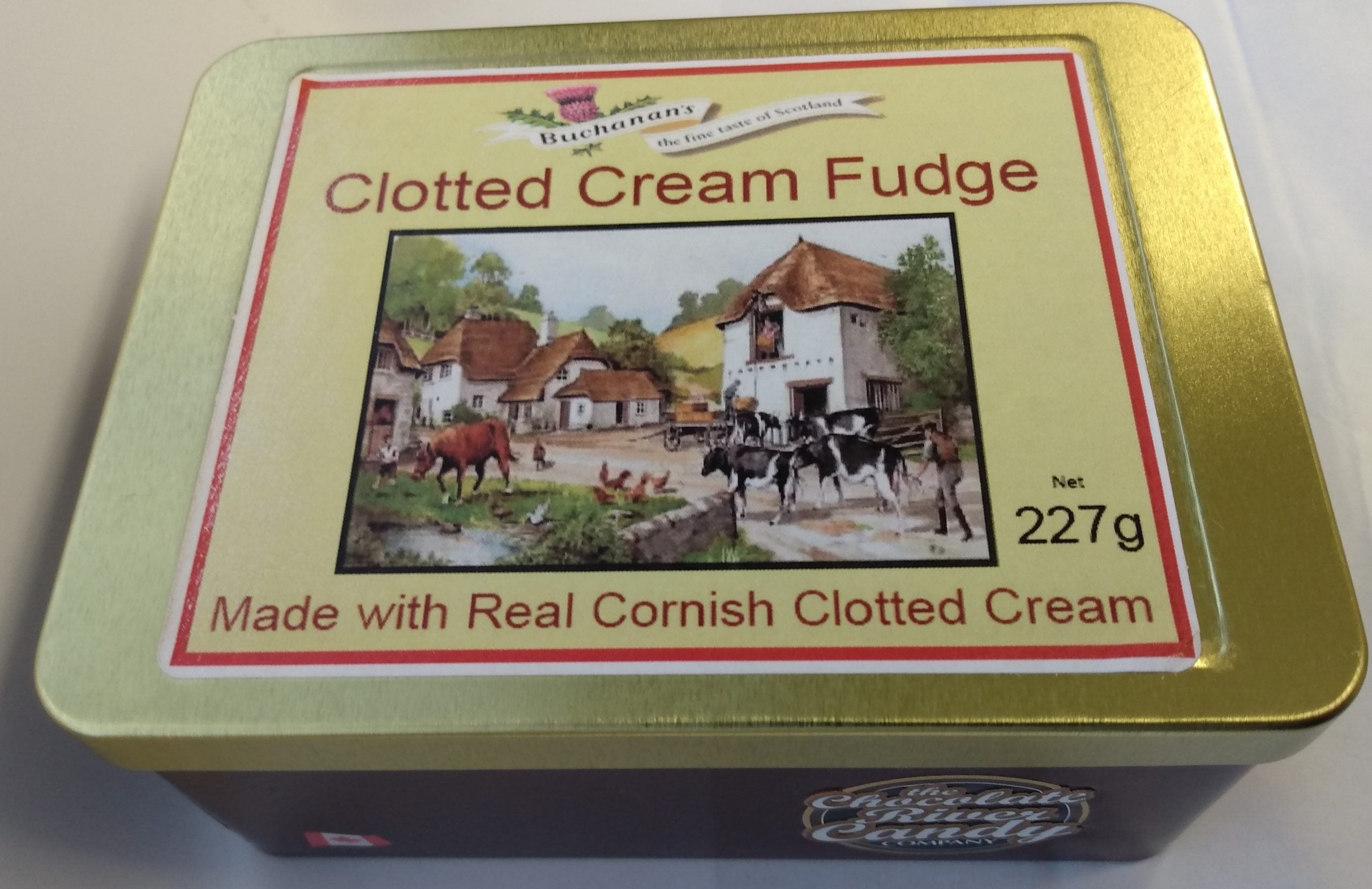 Buchanan's Clotted Cream Fudge Tin 227g
