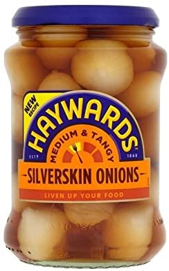 Haywards Silverskin Onions Medium & Tangy 400g