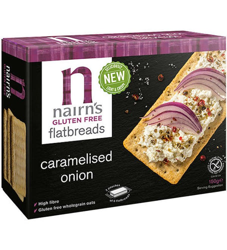 Nairns Gluten Free Flatbread, Caramelised Onion, 150g