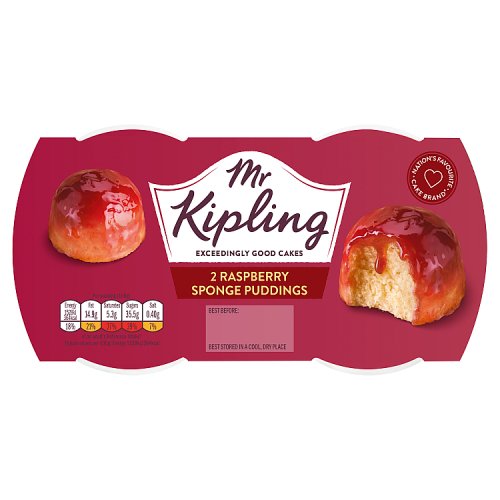 Mr Kipling Raspberry Puddings 190g