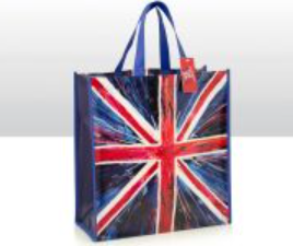 Union Jack Spin Painting PP Non Woven Bag
