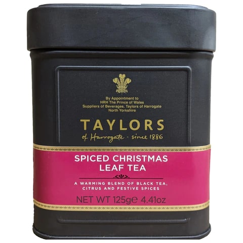 TAYLORS CHRISTMAS SPICED TEA TIN 125G