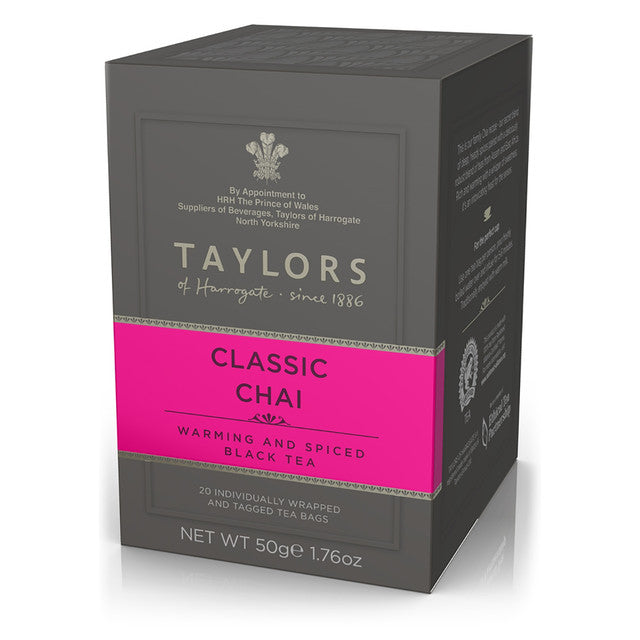 TAYLORS OF HARROGATE CLASSIC CHAI TEA 20S
