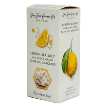 The Fine Cheese Co. Lemon, Sea Salt & Olive Oil Crackers 125g