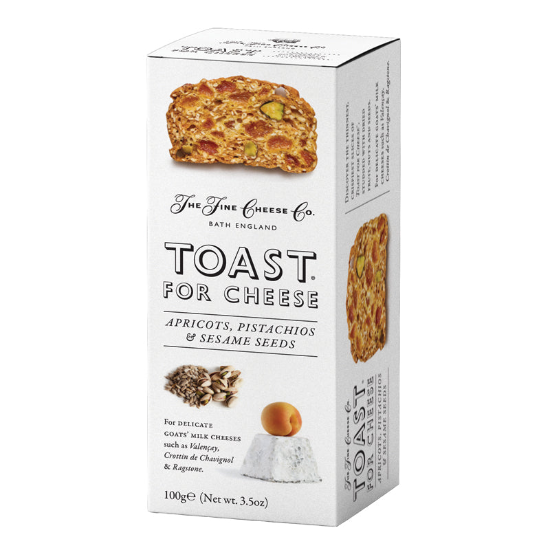 The Fine Cheese Co. Toast for Cheese Apricots, Pistachios & Sesame Seeds 100g