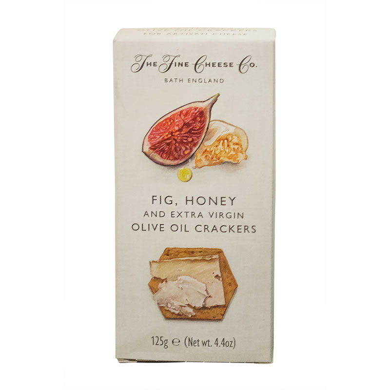 The Fine Cheese Co Fig, Honey & Olive Oil Crackers 125g
