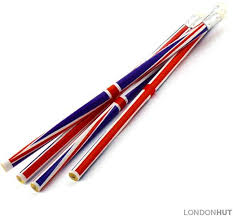 Union Jack Pencil Set of 4