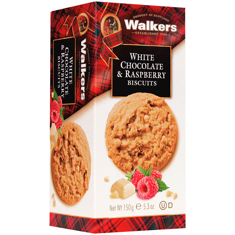 Walkers Raspberry & White Chocolate Biscuits 150g
