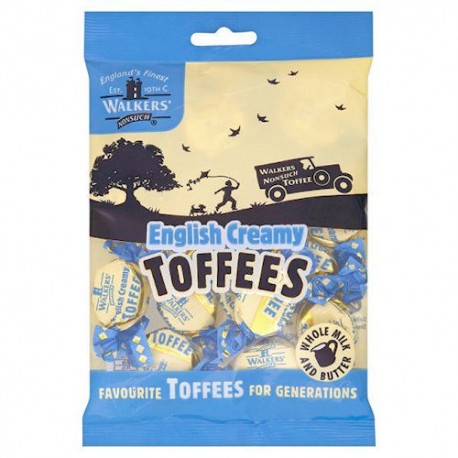WALKERS TOFFEES ENGLISH CREAMY BAG 150G