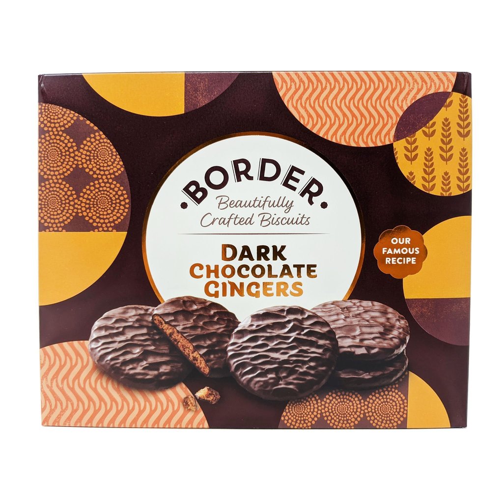 Border Dark Chocolate Gingers Box 255g