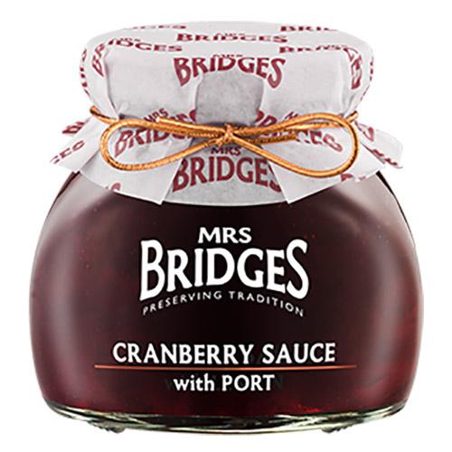 Mrs Bridges Cranberry Sauce with Port 140ml