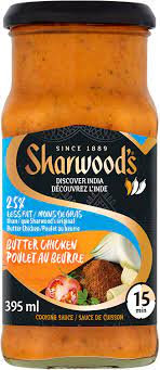 Sharwoods Butter Chicken 25% Less Fat 395ml