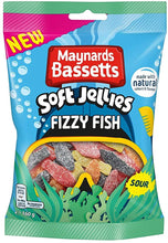 Maynards Bassetts Fizzy Fish Sour 160g