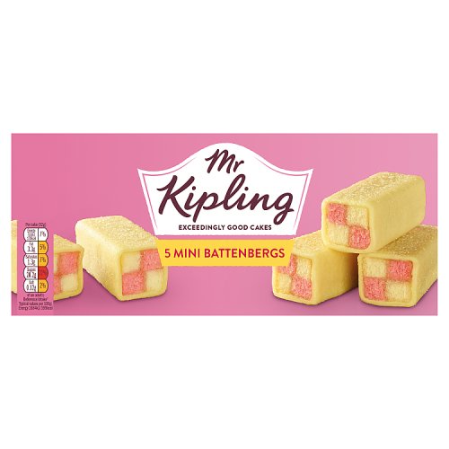Mr Kipling Mini Battenberg Cakes - BritShop