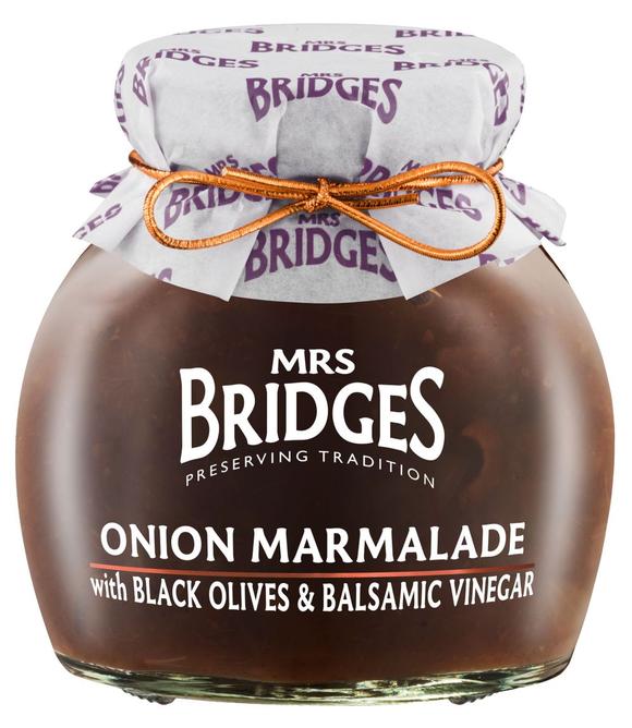 MRS BRIDGES ONION WITH BLACK OLIVES & BALSAMIC VINEGAR 250ML
