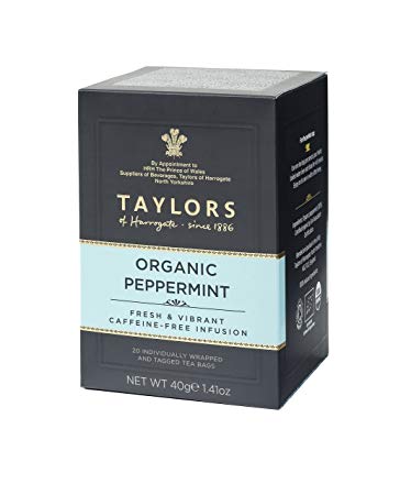 Taylors of Harrogate Organic Peppermint Tea 20s - BritShop