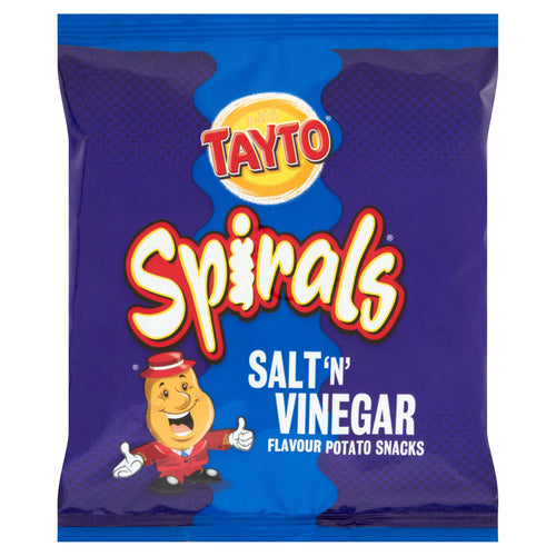 Tayto Spirals Salt "N" Vinegar 25g