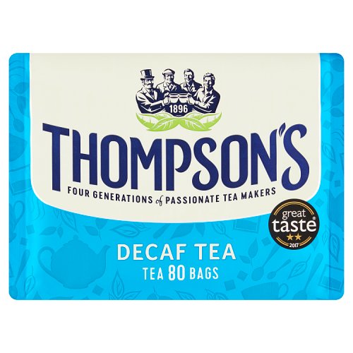 Thompsons Decaffeinated Tea Bags 80s - BritShop