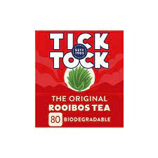 Tick Tock Caffeine Free Organic Roobos Tea 80 Bags