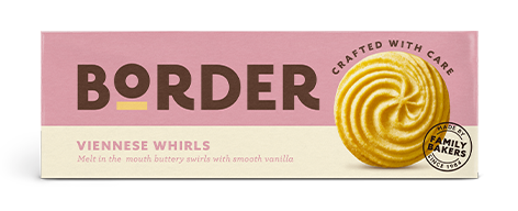 Border Biscuits Light & Chocolatey Viennese Whirls 150g