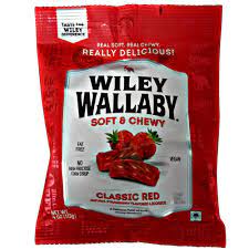 Wiley Wallaby Classic Red Licorice 113g